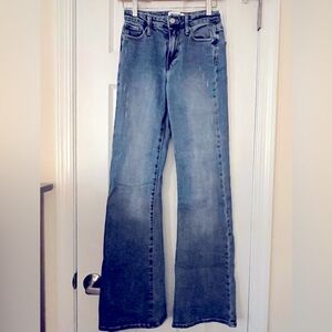 High rise flare jeans